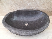 Umywalka nablatowa z kamienia naturalnego  RIVER STONE BIG