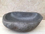 Umywalka nablatowa z kamienia naturalnego  RIVER STONE BIG