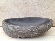 Umywalka nablatowa z kamienia naturalnego  RIVER STONE BIG