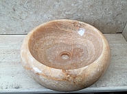 Umywalka nablatowa z kamienia naturalnego TULANGA ONYX