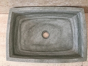 Umywalka nablatowa z kamienia naturalnego LILIAS GREEN
