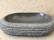 Umywalka nablatowa z kamienia naturalnego KABAENA ANDESIT