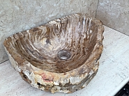 Umywalka kamienna nablatowa NATURAL STONE SMALL